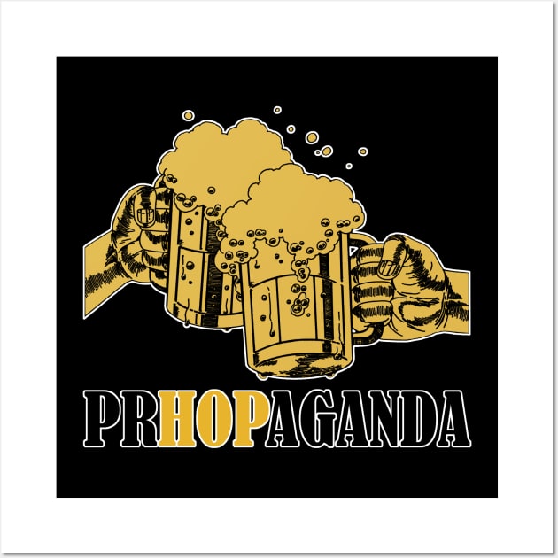 Beer Hops Drinking Propaganda Wall Art by ebayson74@gmail.com